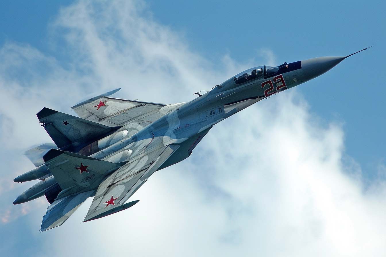 avion de chasse russe